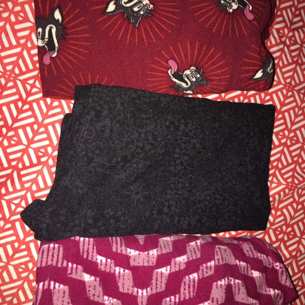 LulaRoe 3 Pair Leggings Bundle ONE SIZE